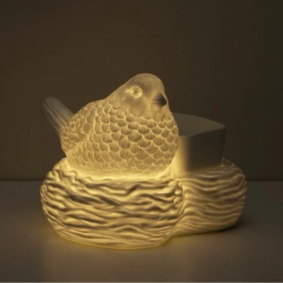 Scentsy “Birds Of A Feather” White Bird Nest Wax Warmer - Picture 2 of 2